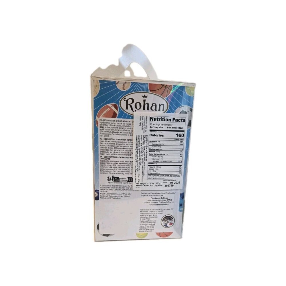 New RARE Rohan Chocolatier Sports Collection Basketball & Shoes Chocolate Candy - Picture 3 of 3